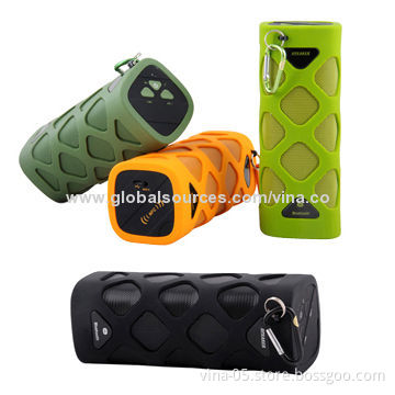 Outdoor Waterproof Bluetooth Speaker with 2,000mAh Battery Capacity